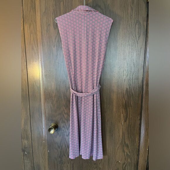 Laundry by Shelli Segal, Geometric Multicolor Shift Button Up Dress - Picture 4 of 8